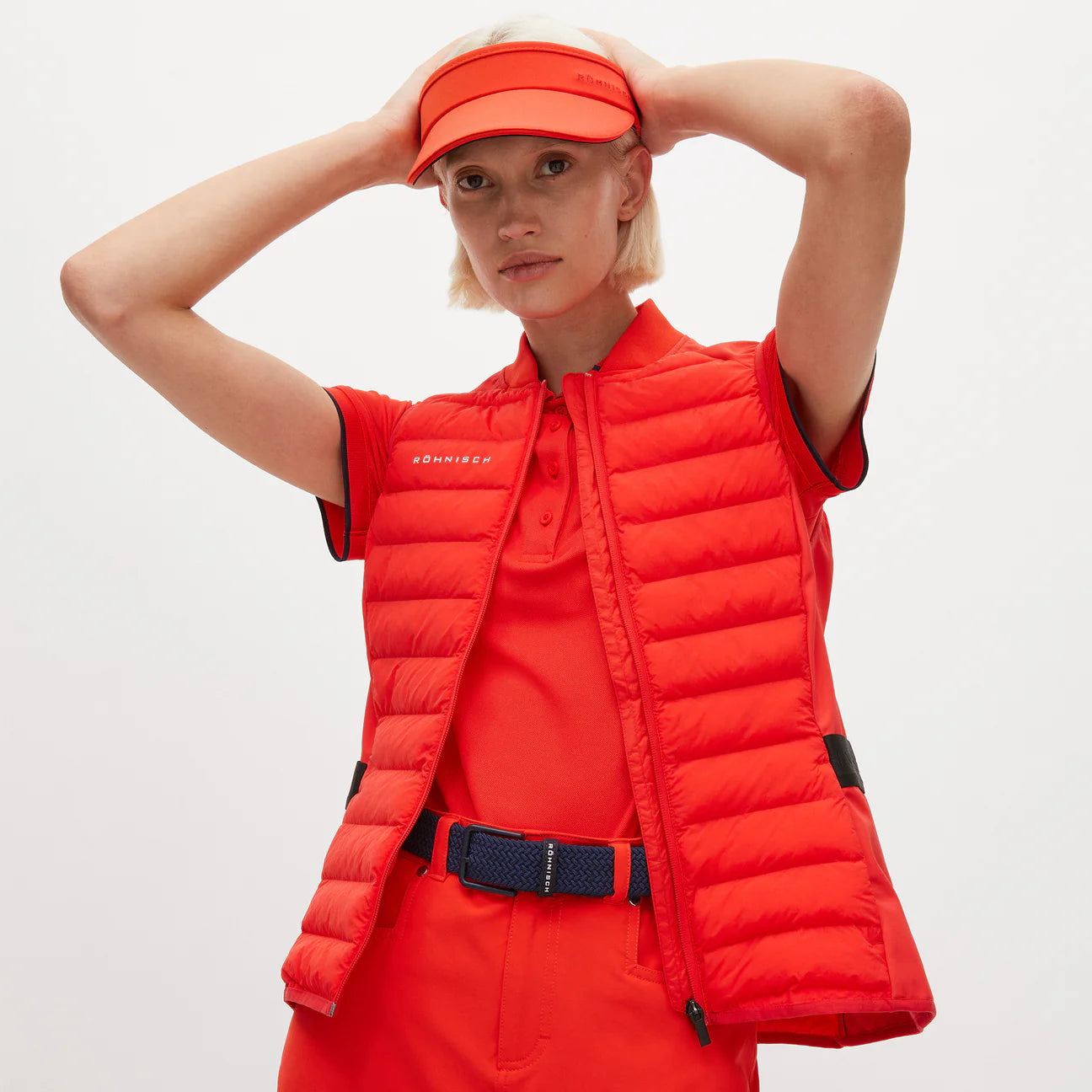 Rohnisch Ladies Force Vest, Flame Scarlet