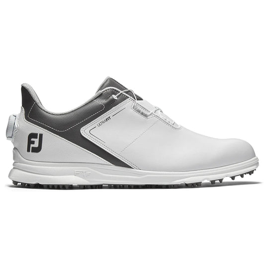 Men's FJ Ultra Fit Boa Golf Shoes - White with Grey