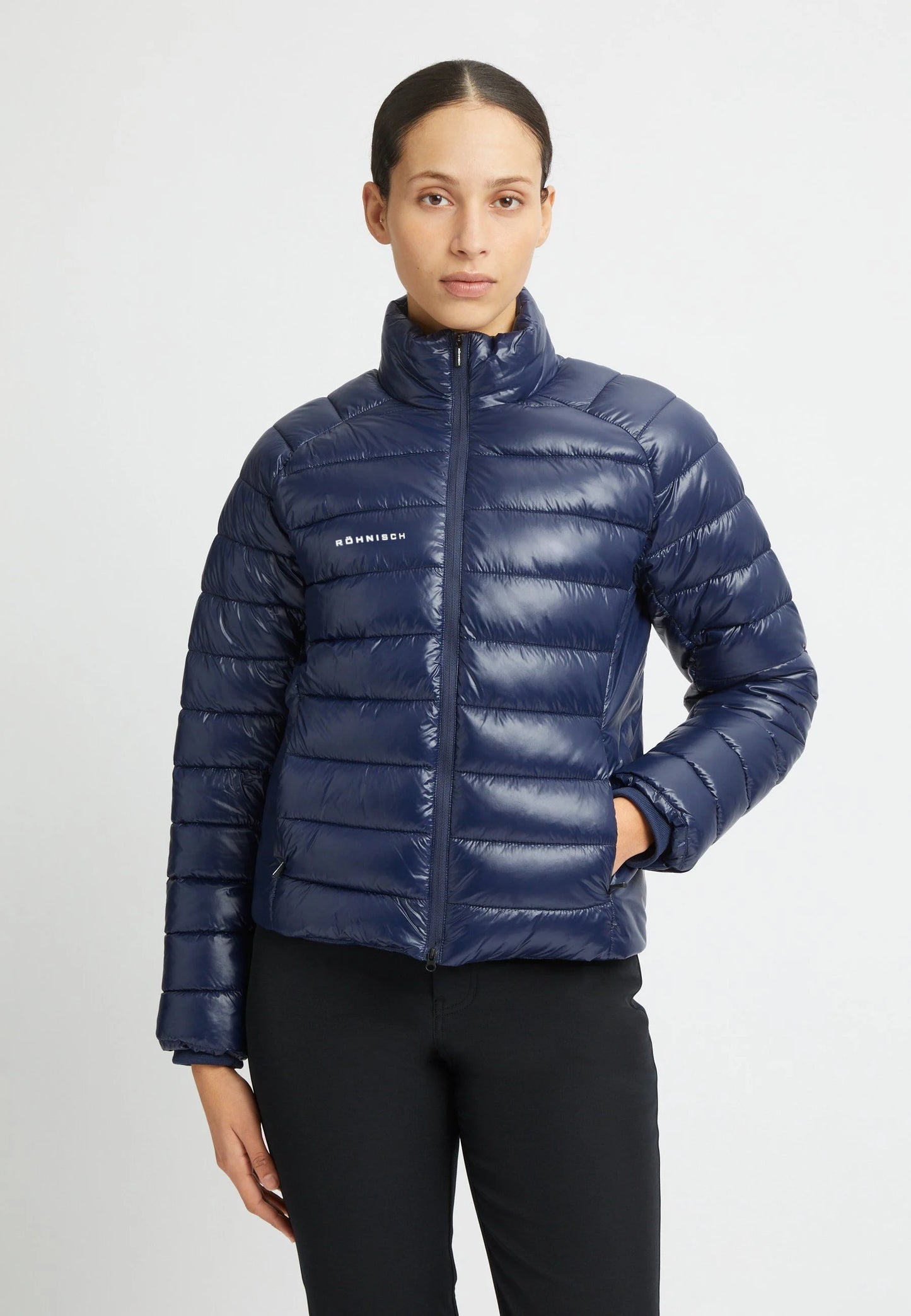 Rohnisch Ladies Airlite Golf Padded Jacket, Navy