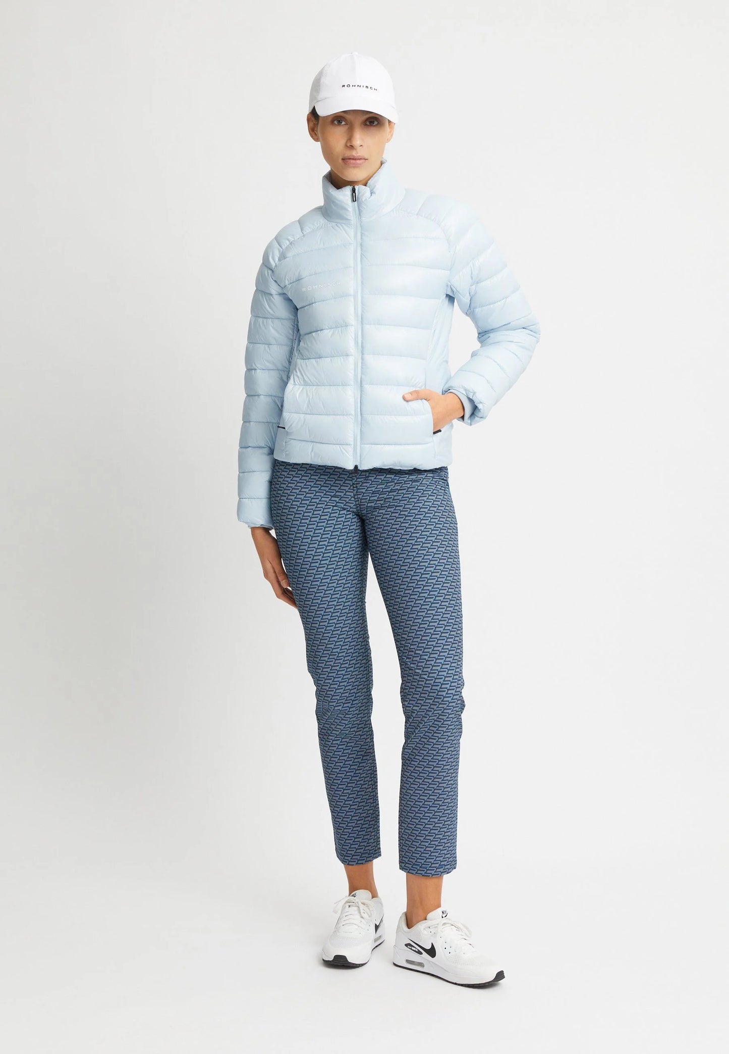Rohnisch Ladies Airlite Golf Padded Jacket, Skyway