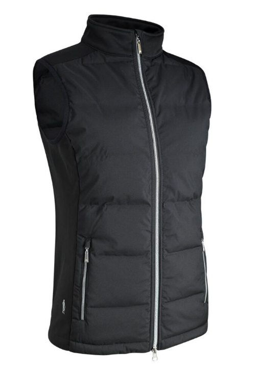 Ladies Glenmuir Ayla Black Gilet - Club Crested