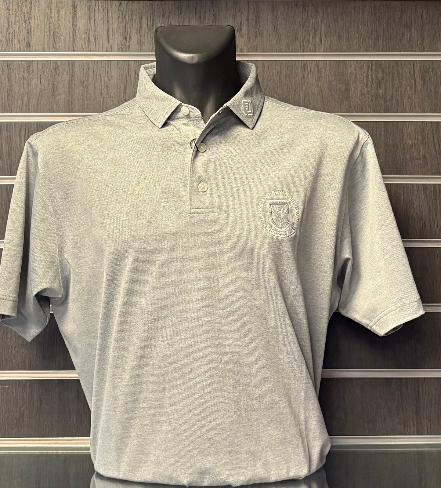 FJ Crested Pique Shirt - Grey