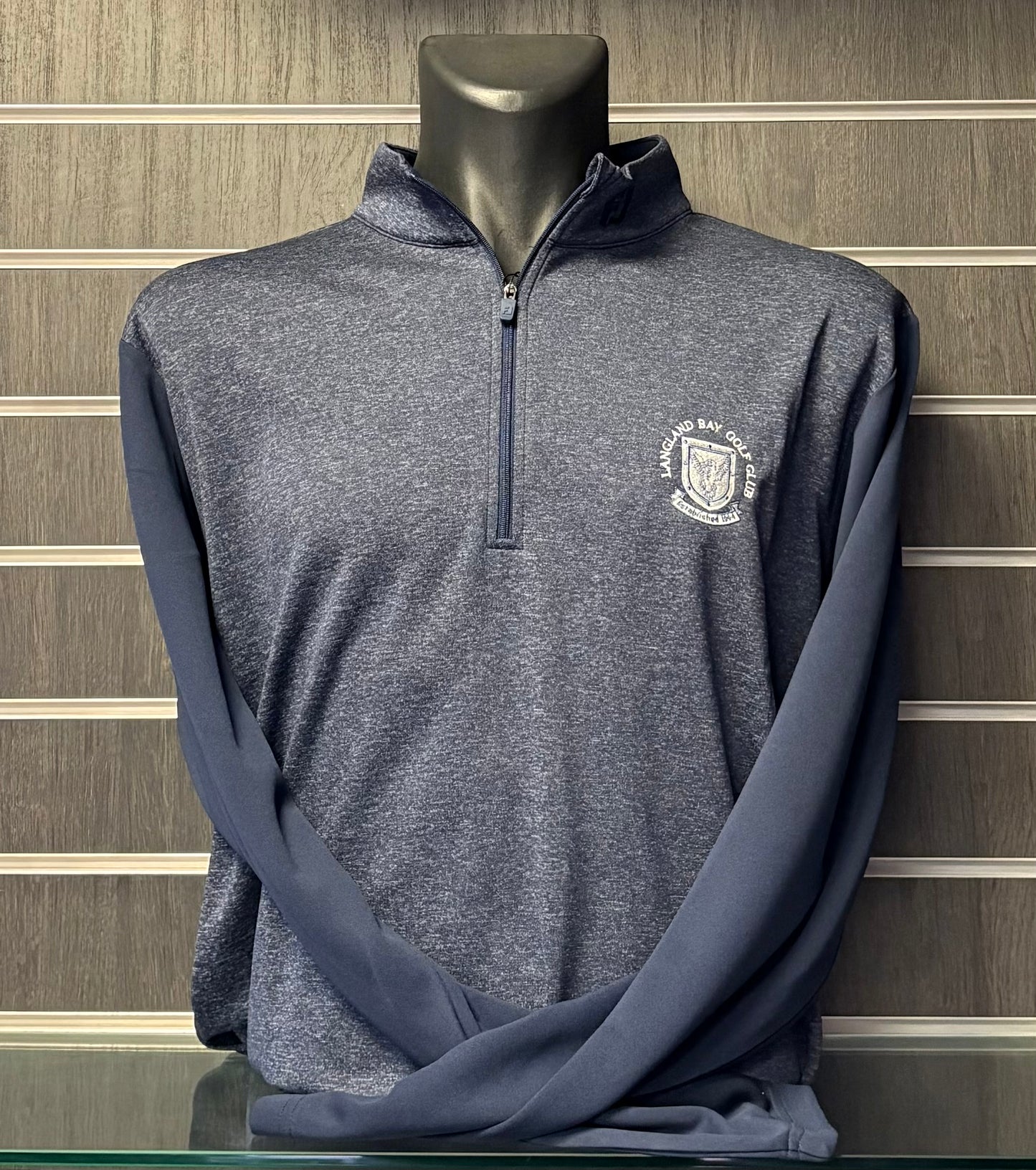 FootJoy Crested Heather Chill-Out - Navy