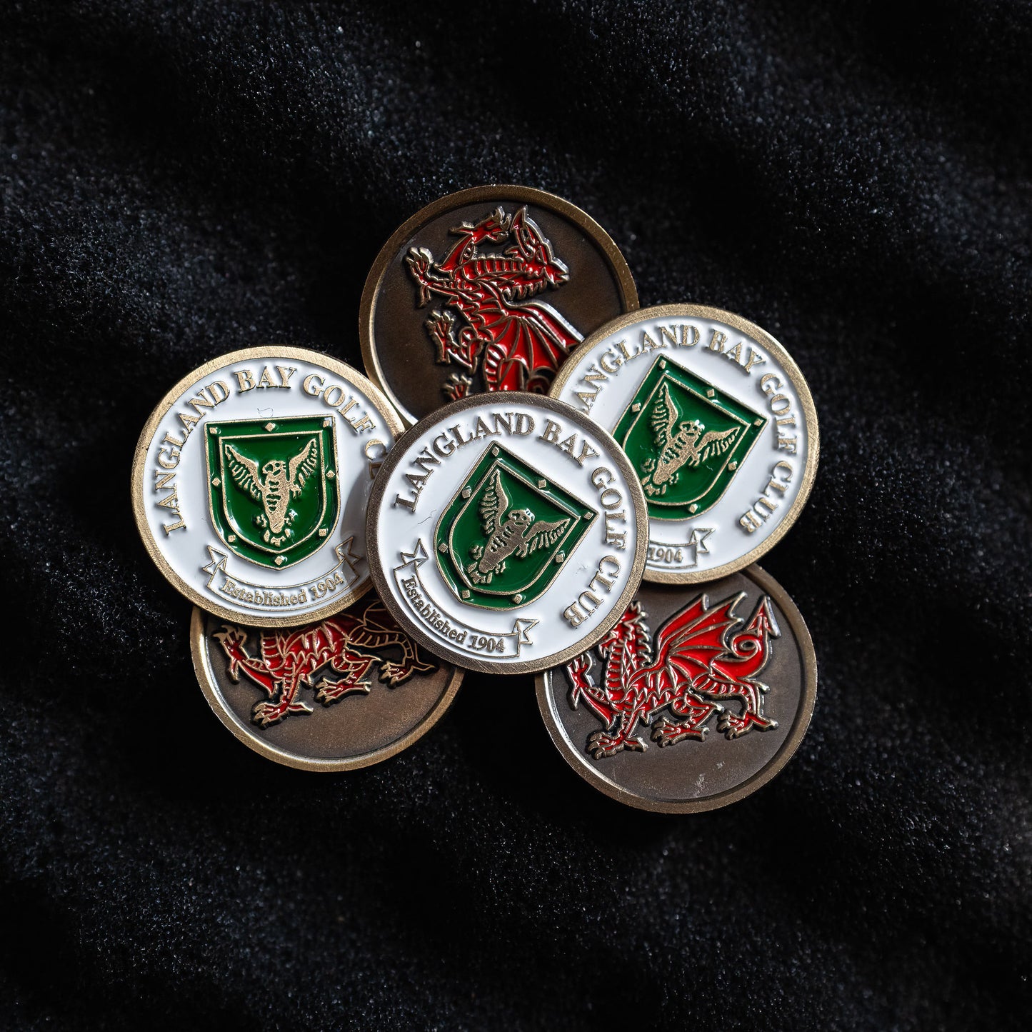 Langland Bay 24mm Double Sided Ball Marker