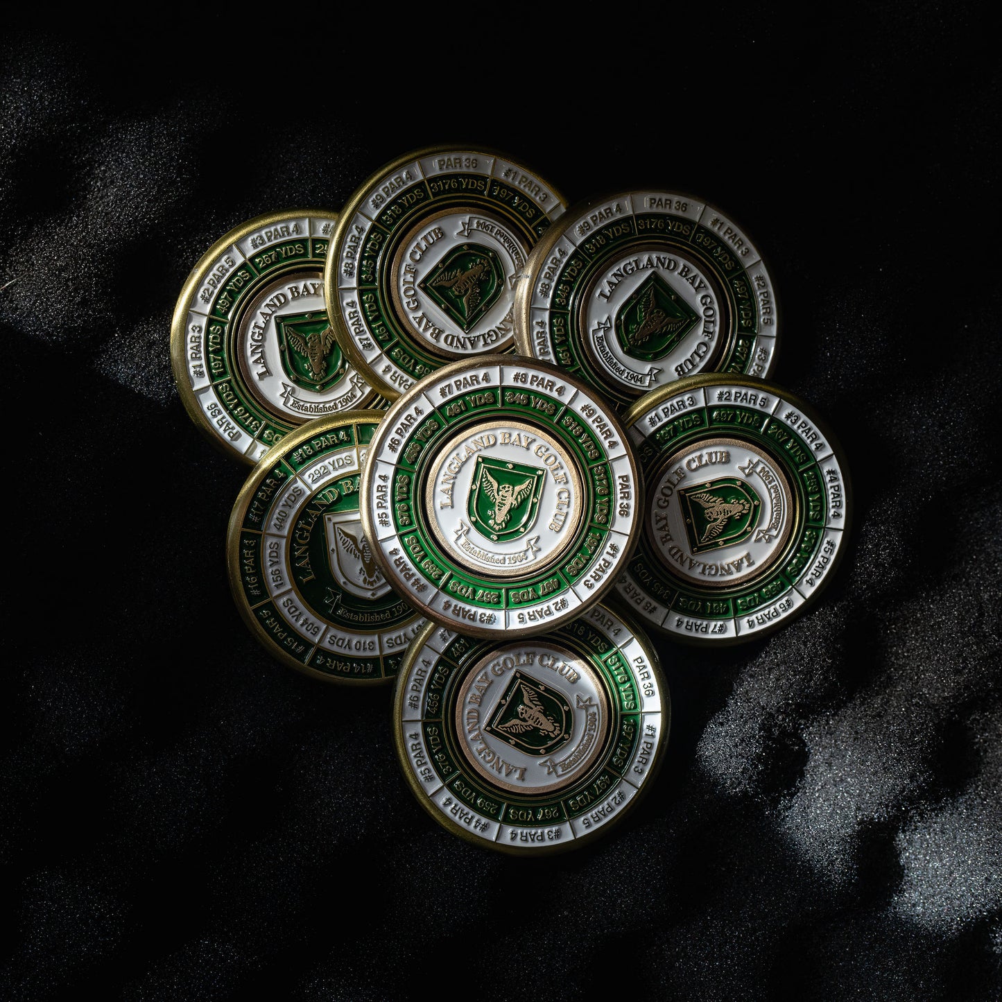 Langland Bay 44mm Yardage Ball Marker