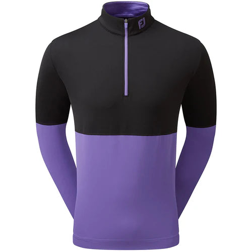 FootJoy Crested Mid Layer - Purple/Black