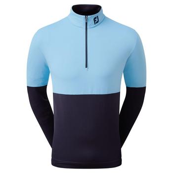 FootJoy Crested Mid Layer - Blue/Navy