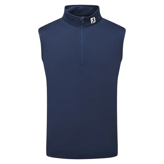 FootJoy Crested Half-Zip Vest - Navy